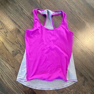 Athleta Tank Top Purple Gray Small S EUC